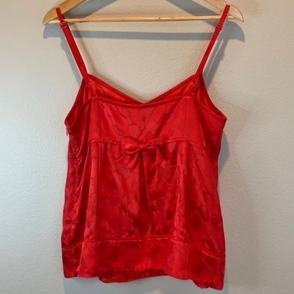 Marc Jacobs Silk Hearts Cami with Bow Red Women’s Size 12 New with Tag! - Picture 12 of 15